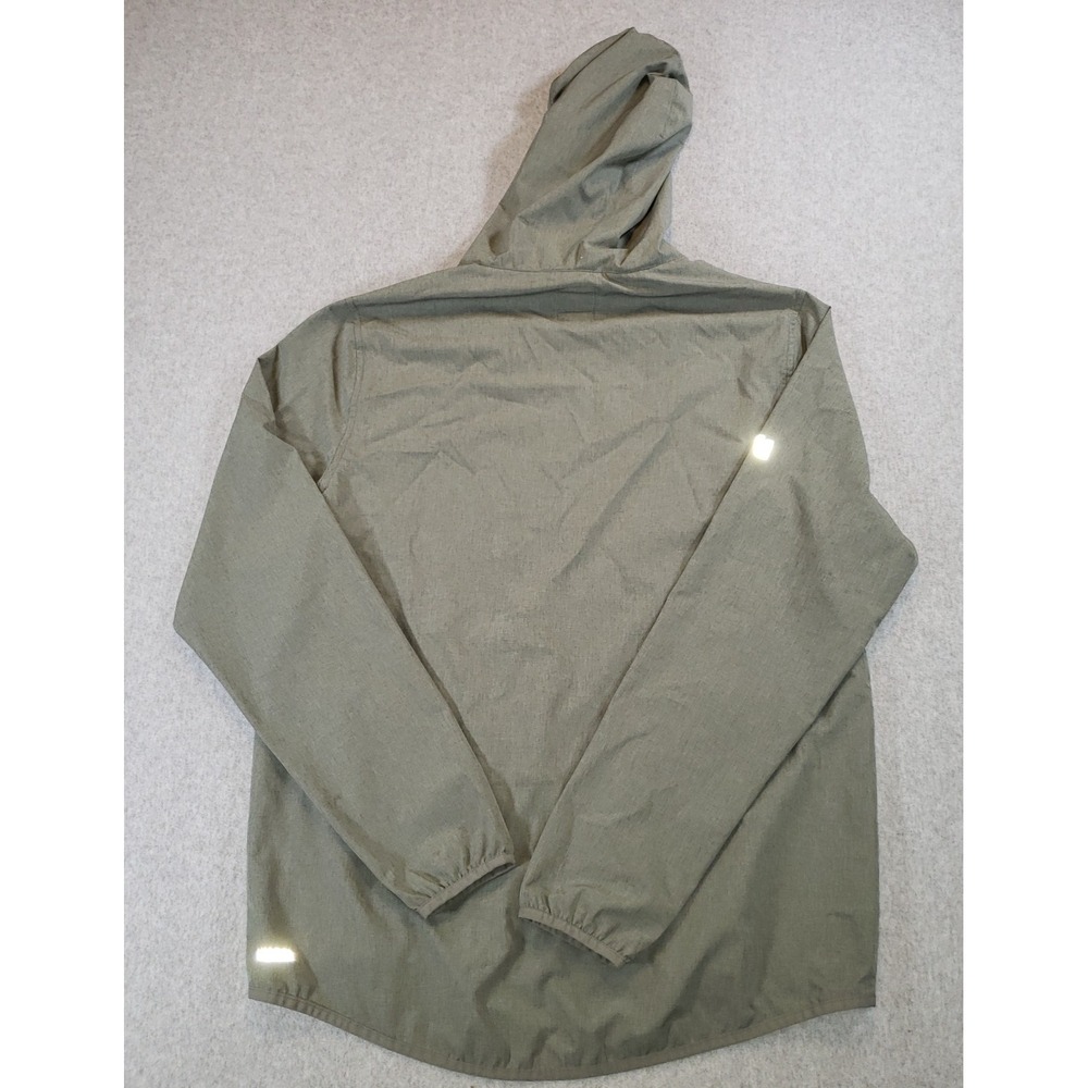 Vuori Outdoor Trainer Shell Jacket Mens Green Size L Hooded Lightweight V512 - Picture 9 of 10